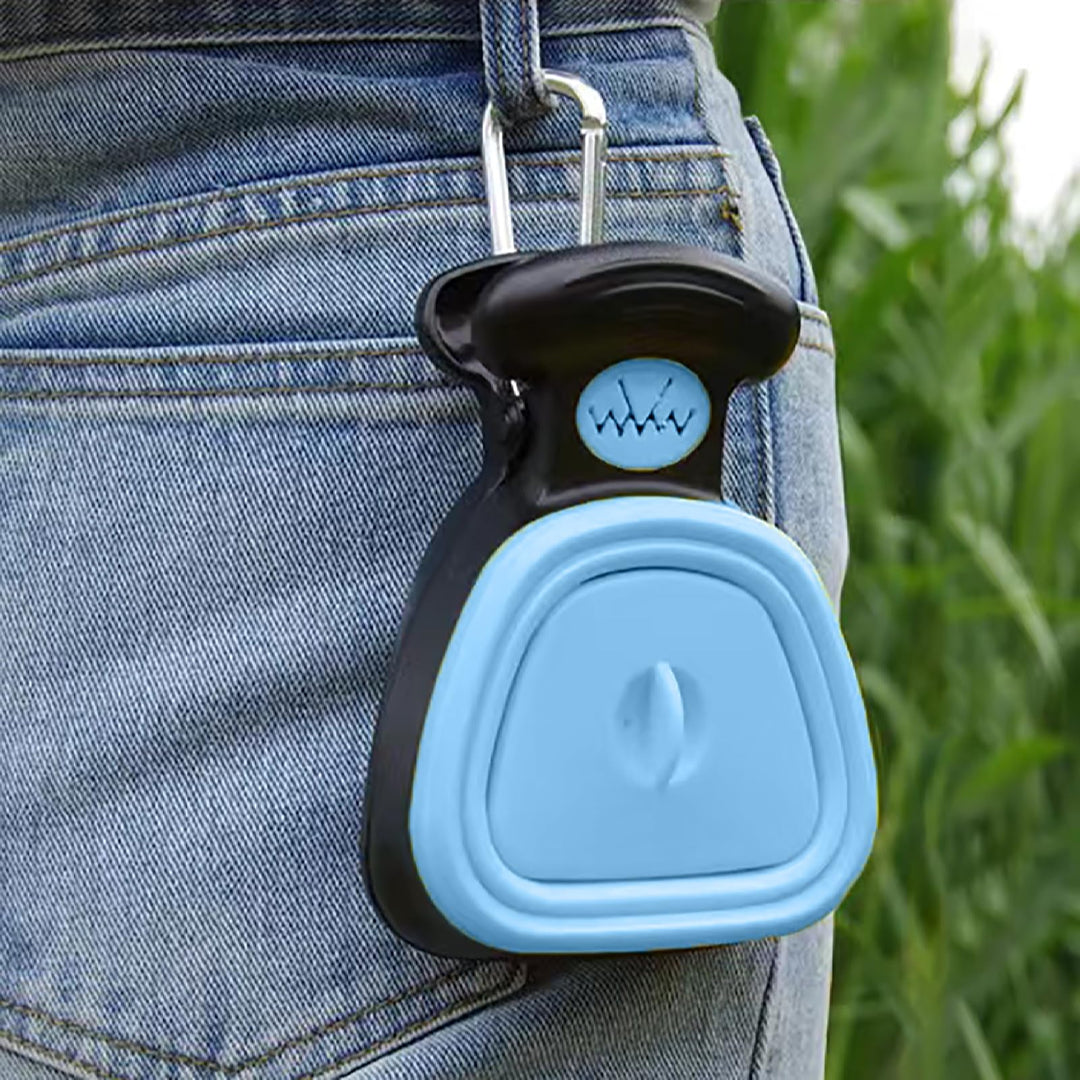 Portable dog poop catcher
