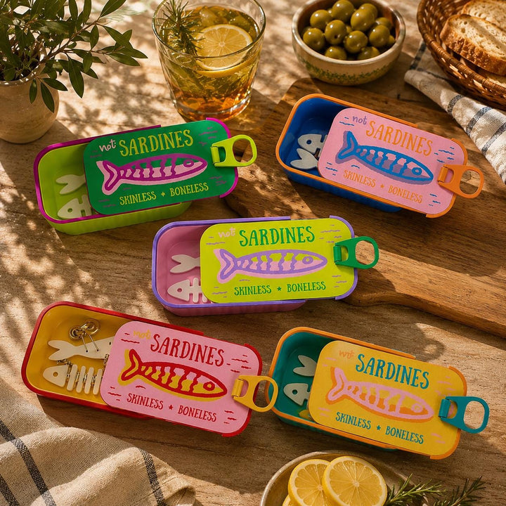 3D-printed sardine-shaped jewelry box