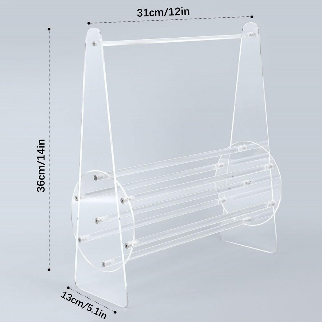 360° Rotating Hair Clip Organizer Displays