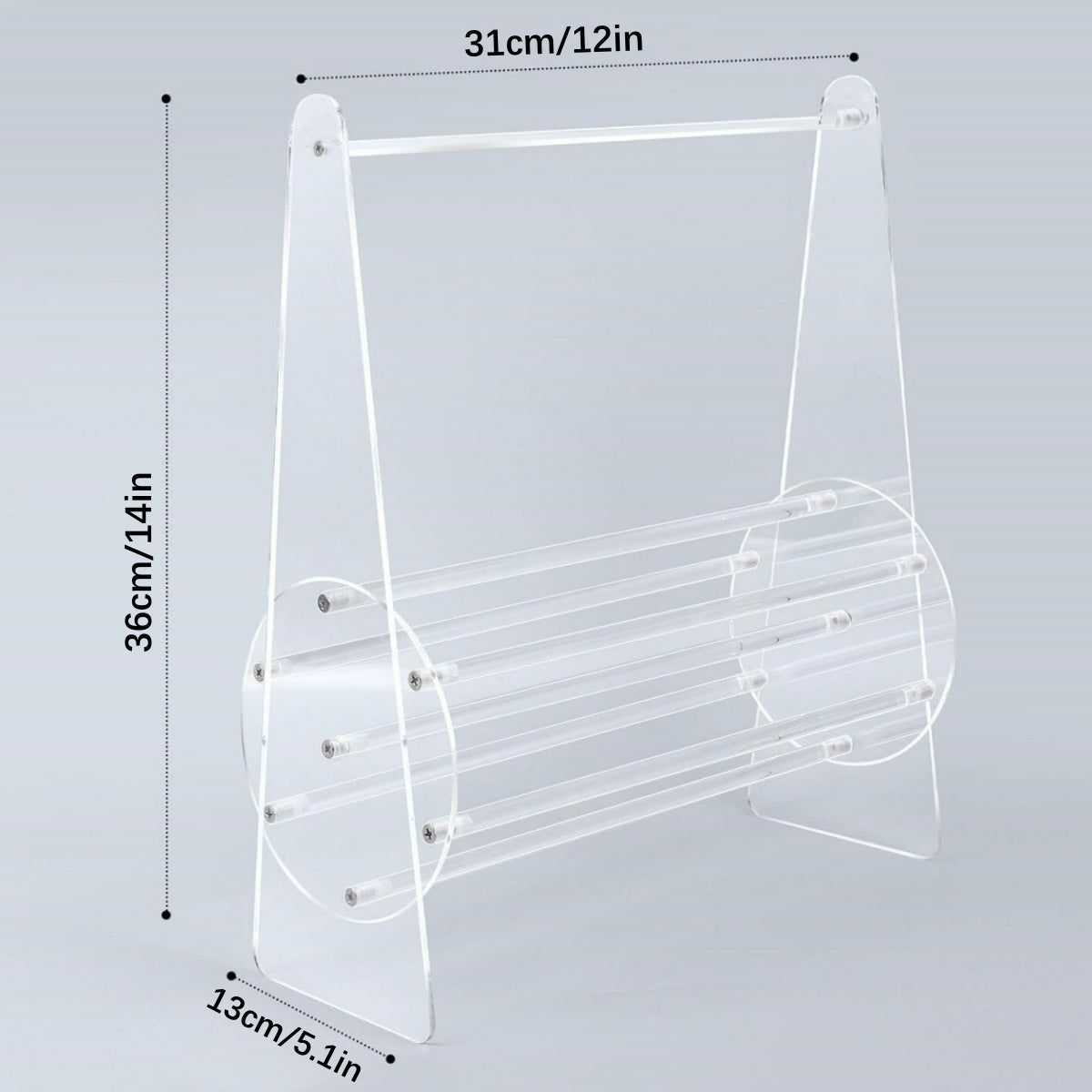 360° Rotating Hair Clip Organizer Displays