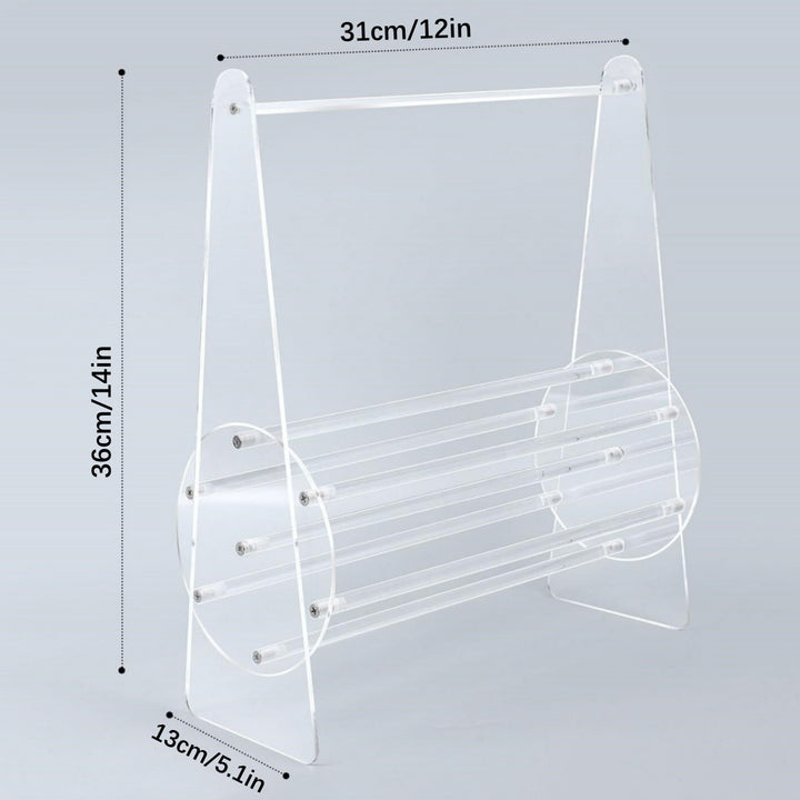 360° Rotating Hair Clip Organizer Displays