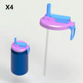 Soda Can Lids with Straw