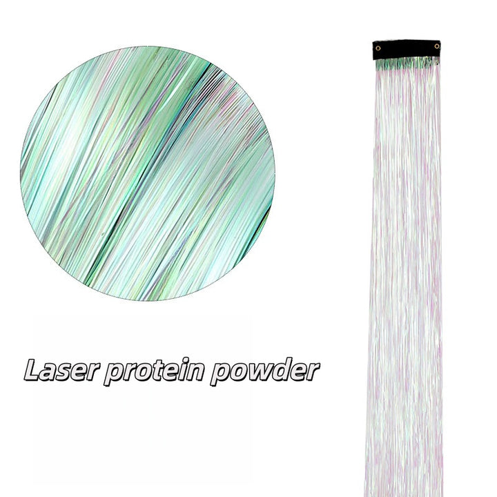 Highlight Glitter Tinsel Hair Extensions Clip