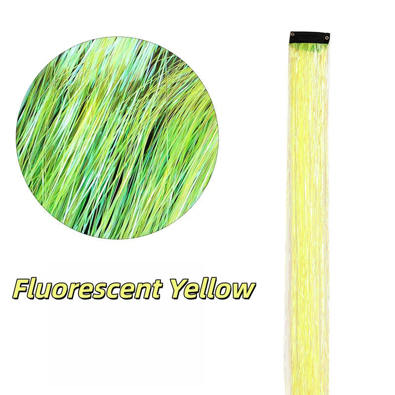 Highlight Glitter Tinsel Hair Extensions Clip