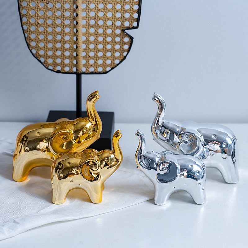 Ceramic elephant figurine