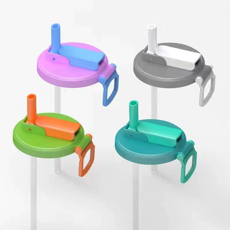 Soda Can Lids with Straw