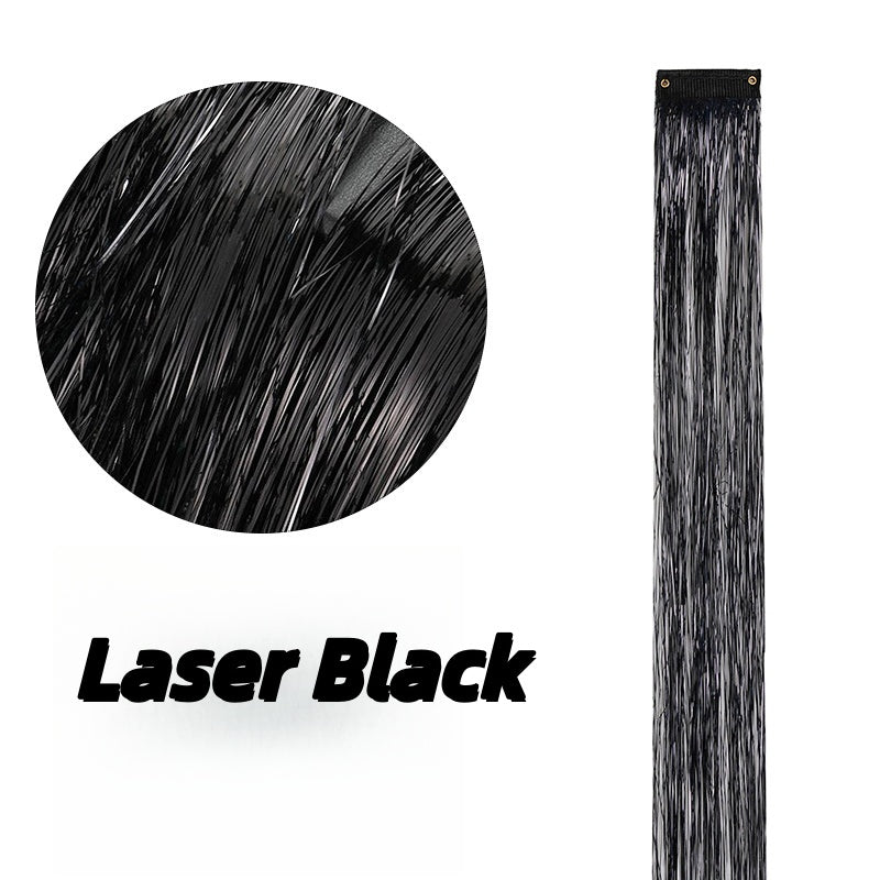 Highlight Glitter Tinsel Hair Extensions Clip