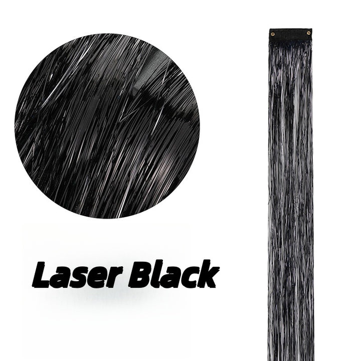 Highlight Glitter Tinsel Hair Extensions Clip