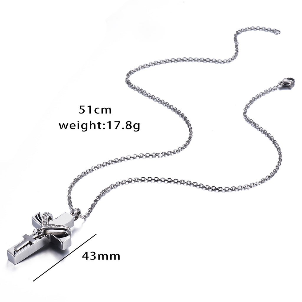 Cross Urn Necklace
