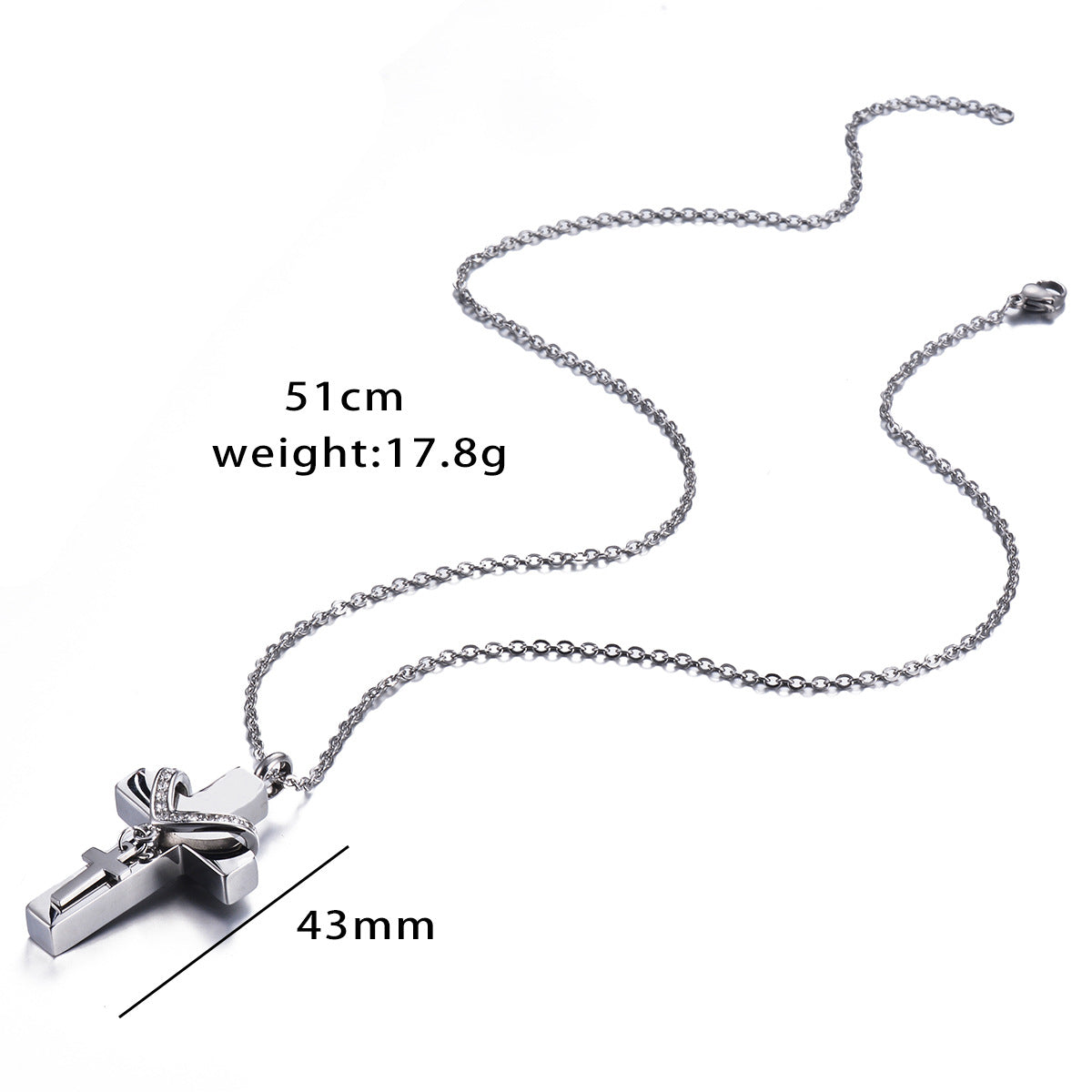 Cross Urn Necklace