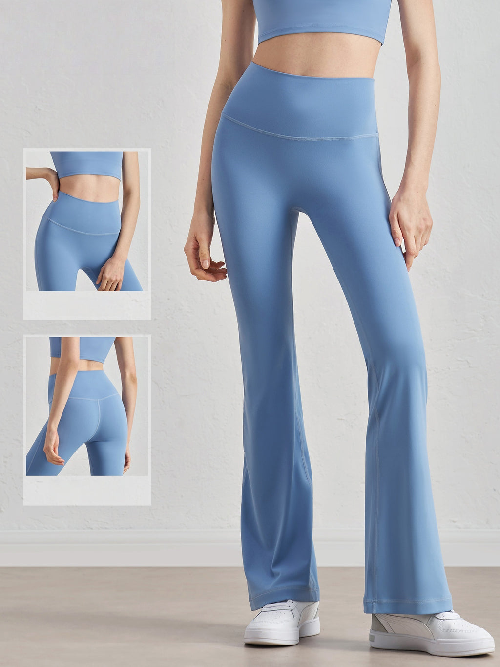 Wide-leg yoga pants
