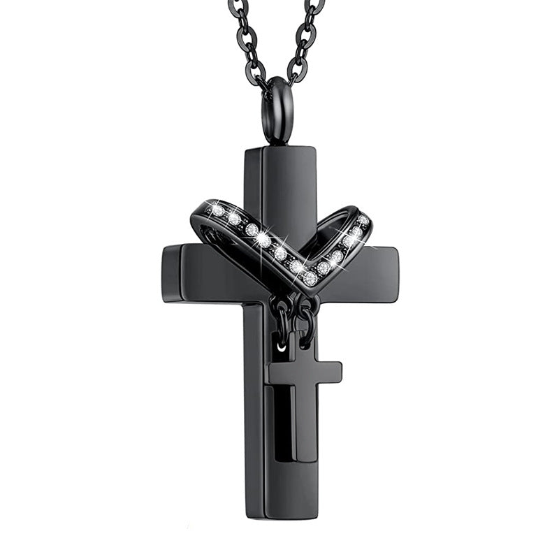 Cross Urn Necklace