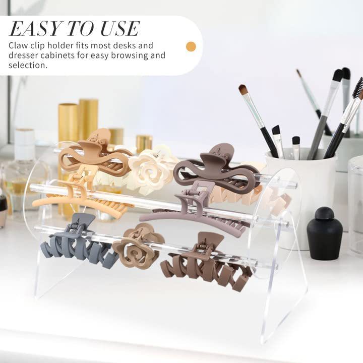 360° Rotating Hair Clip Organizer Displays