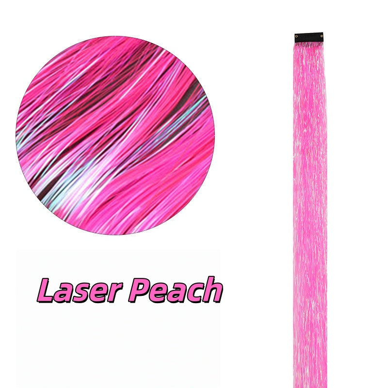 Highlight Glitter Tinsel Hair Extensions Clip