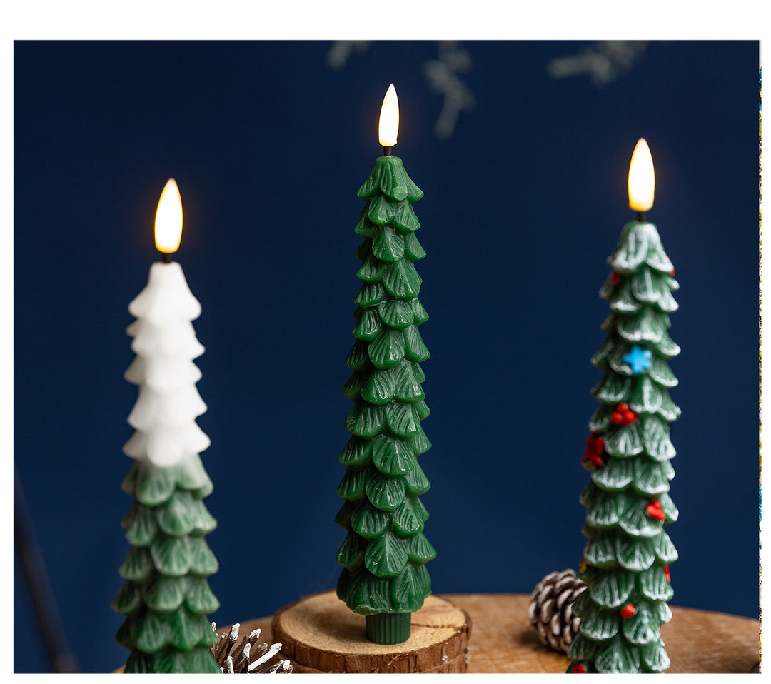 LED Christmas Tree Candle Set (with Remote Control)