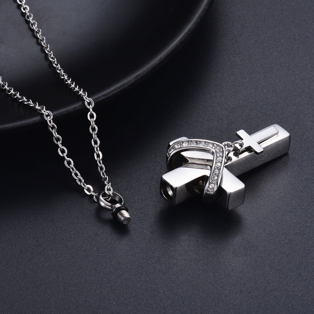 Cross Urn Necklace