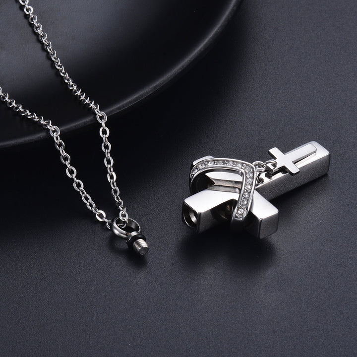 Cross Urn Necklace