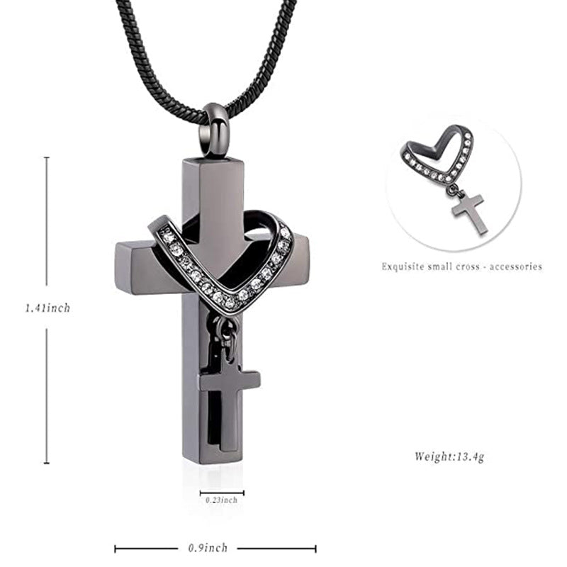 Cross Urn Necklace