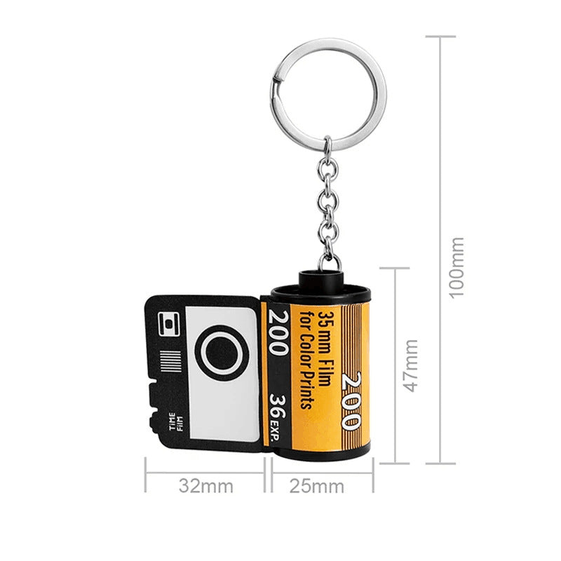 Personalized Photos Film Roll Keychain