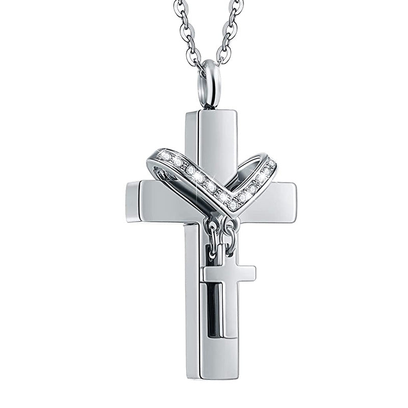 Cross Urn Necklace