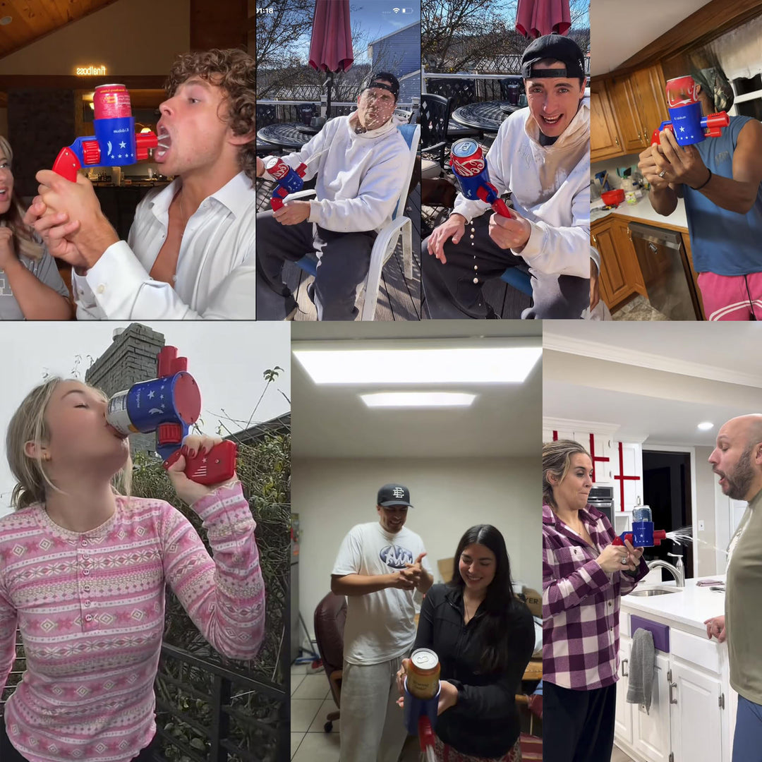 Beverage Spray Prank Gun