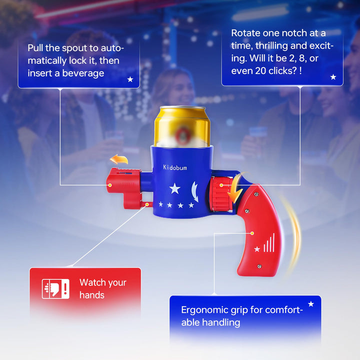 Beverage Spray Prank Gun