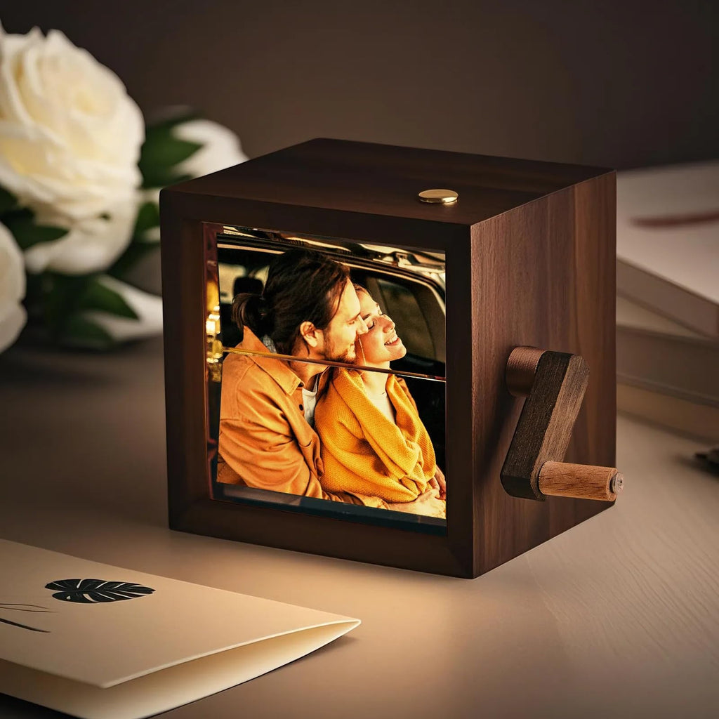 Customizable photo rotating album