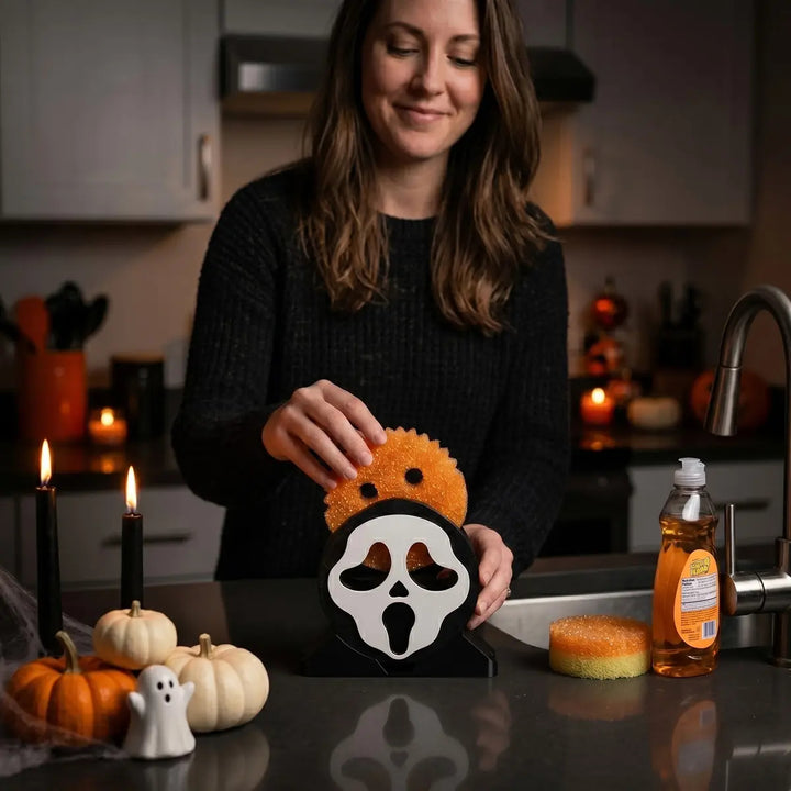 Screaming Ghost Sponge Drain Rack