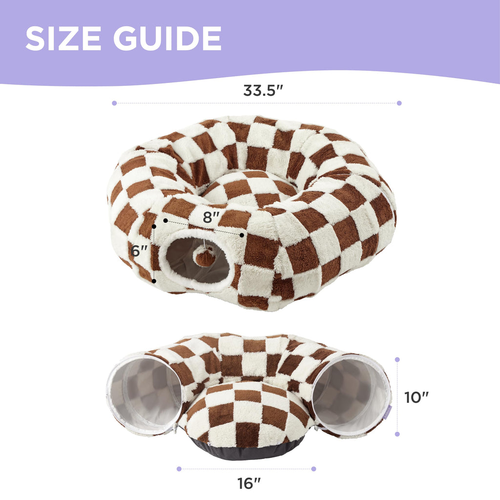 2-in-1 Cat tunnel bed