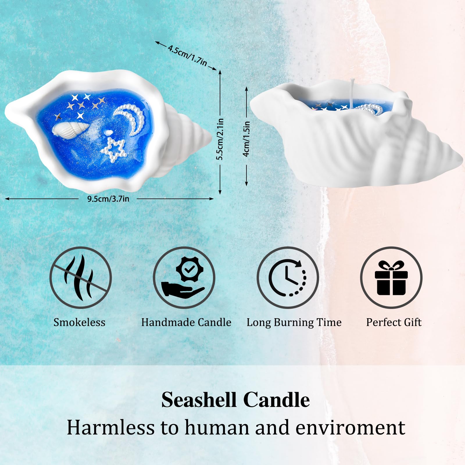 Sea Shell Aromatherapy Candle