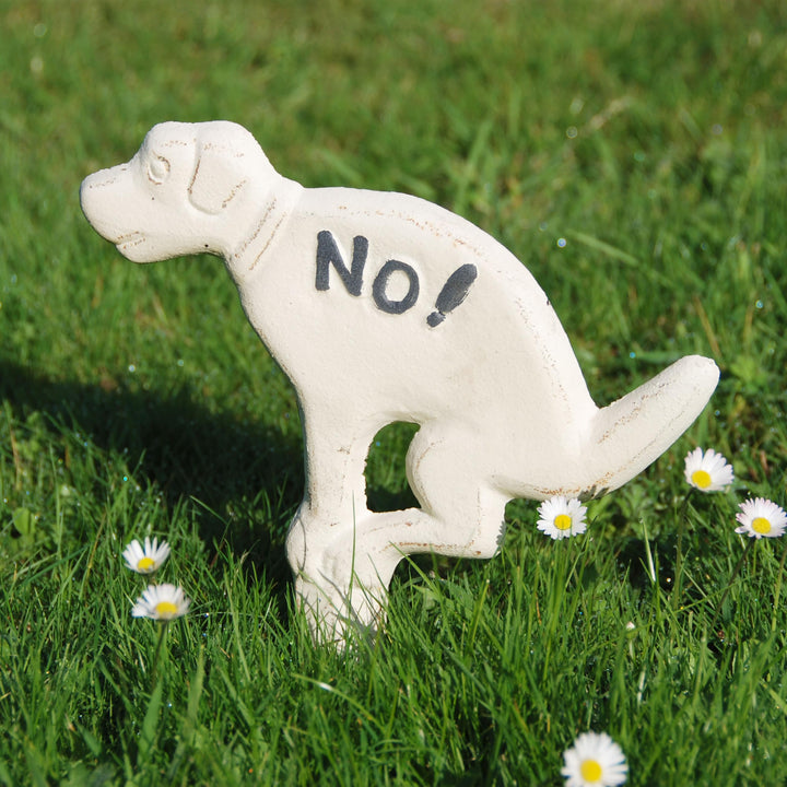 No Dog Pooping Warning Sign