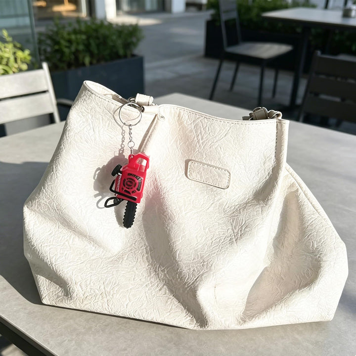 Mini chainsaw keychain
