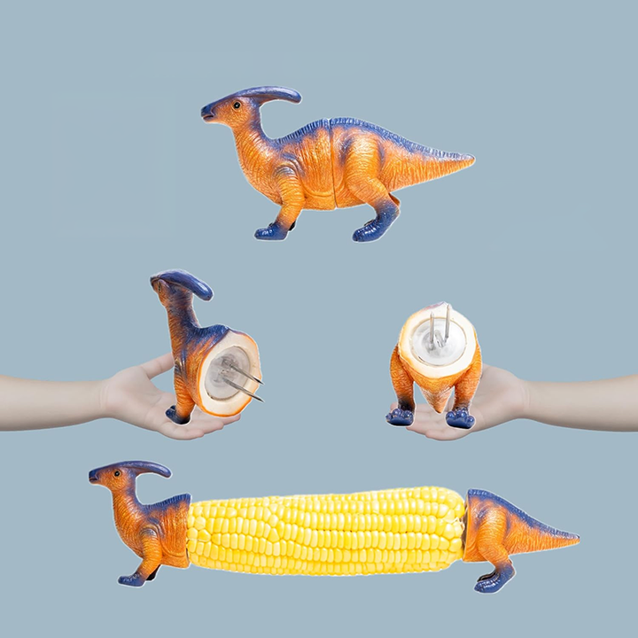 Fun Dinosaur Corn-on-the-Cob Holders