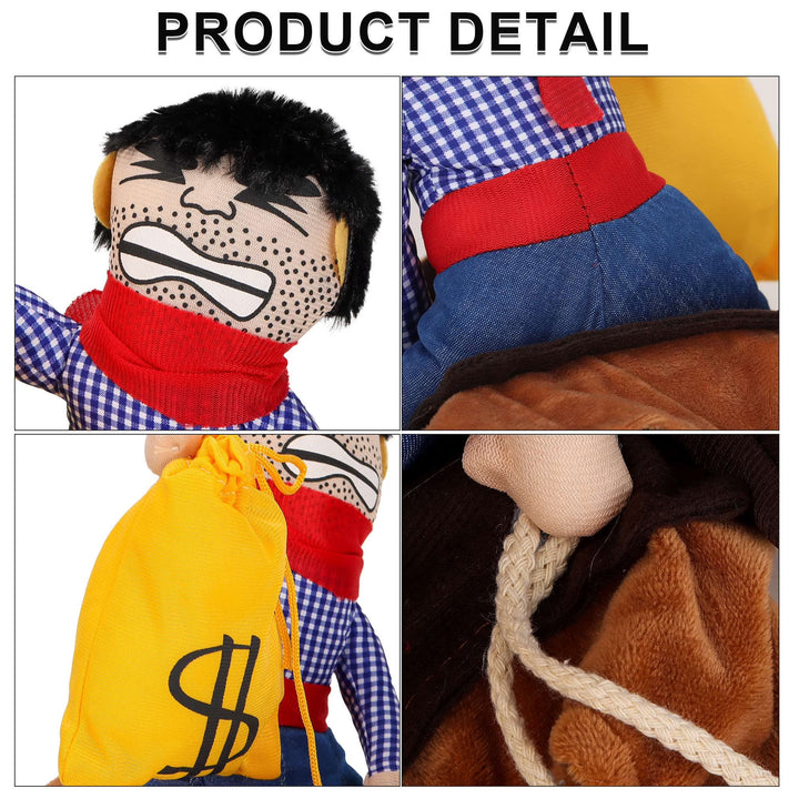 Funny Cowboy Rider Pet Clothes