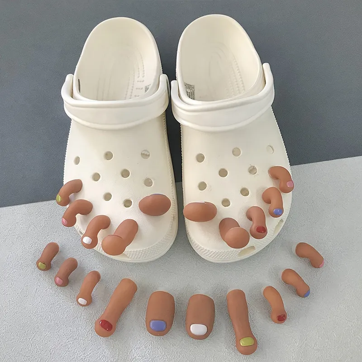 Detachable 3D toe buckle