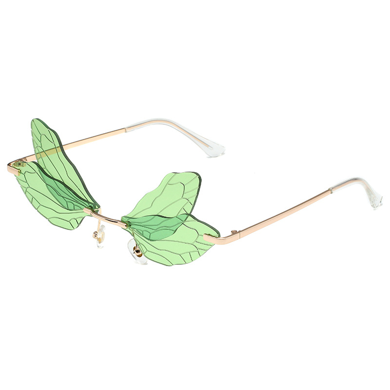 Dragonfly-wing gradient sunglasses