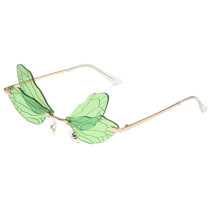 Dragonfly-wing gradient sunglasses