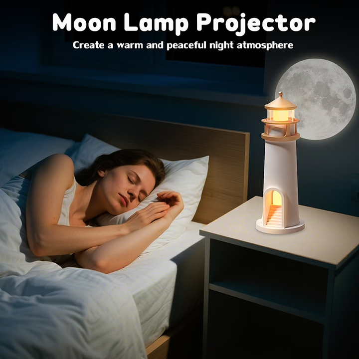 Moonlight Lighthouse Projection Lamp