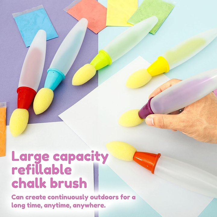 Sidewalk Chalk Paint Brush Set