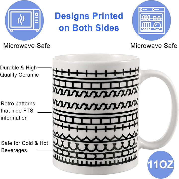 Hidden Message Ceramic Coffee Mug
