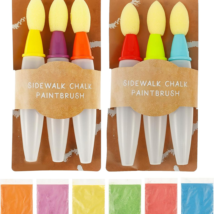Sidewalk Chalk Paint Brush Set