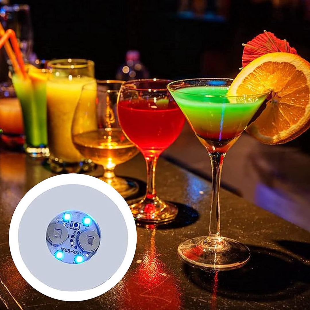 Color Changing LED Coaster Lights
