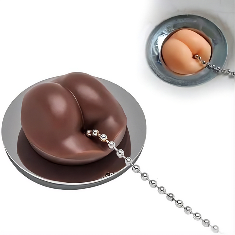 Fun Butt-Shaped Sink Plug