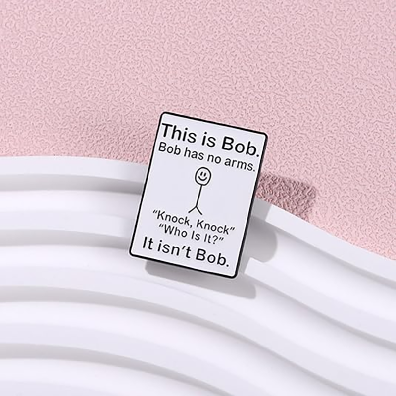 This is Bob—the "Bob with No Arms" doodle badge