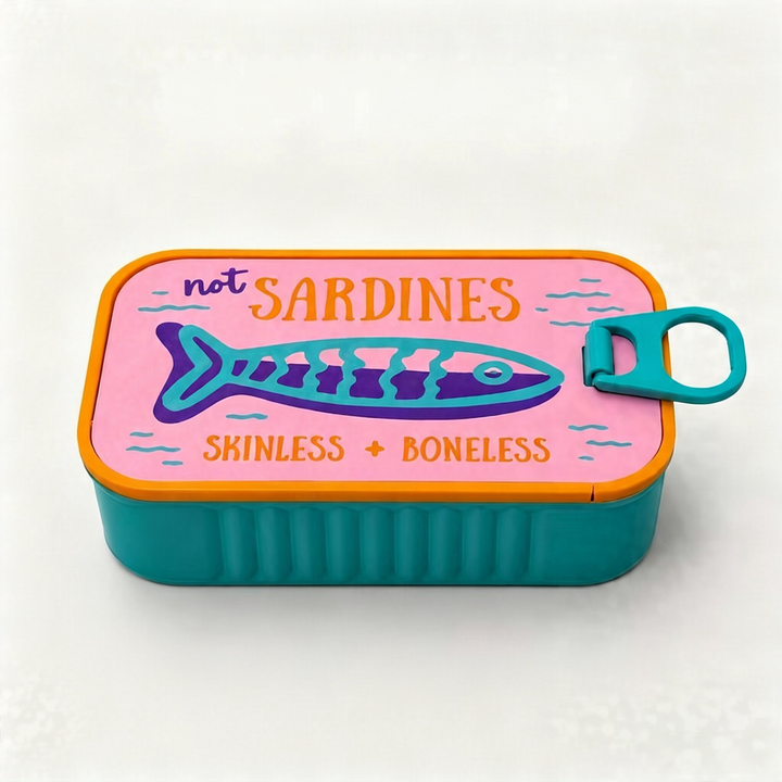 3D-printed sardine-shaped jewelry box