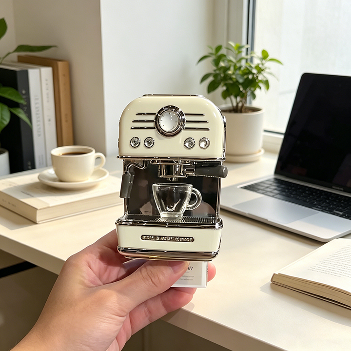 Vintage Coffee Machine-Style Aromatherapy Ornament