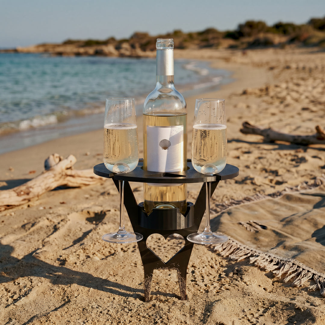 Portable picnic beach table