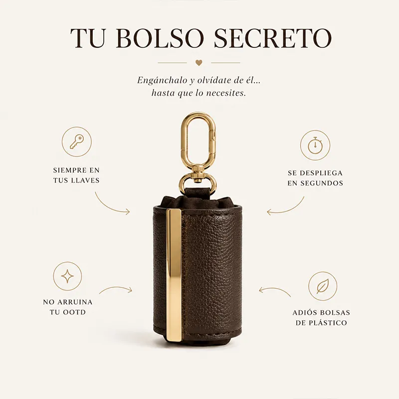 Convenient keychain eco-friendly bag