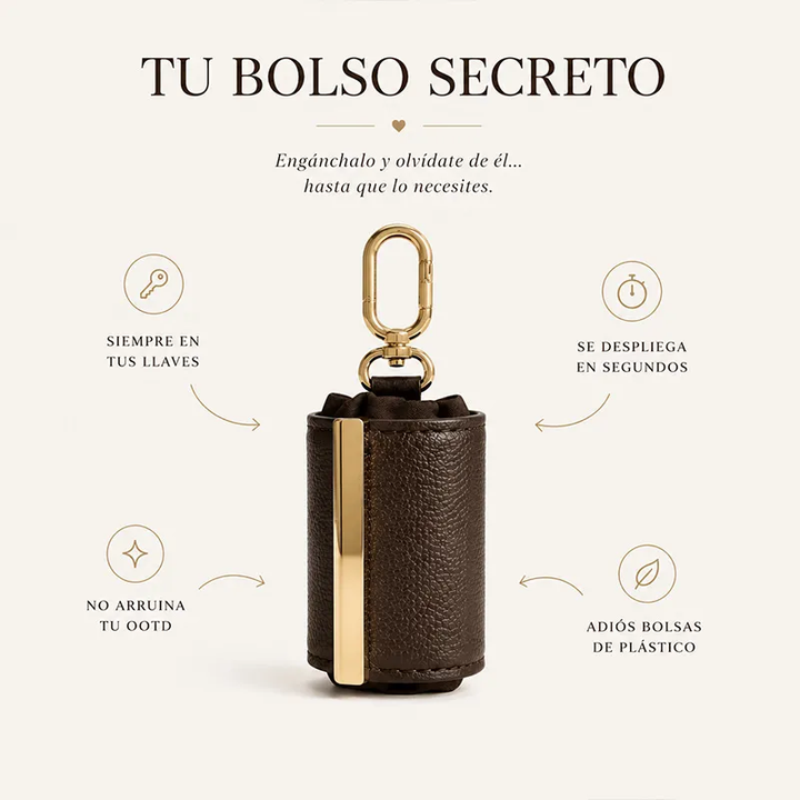 Convenient keychain eco-friendly bag
