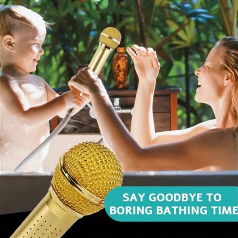 Microphone-Shaped Creative Showerhead